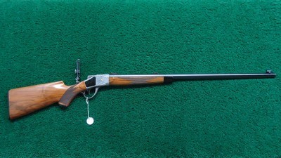 CUSTOM GOLD INLAID RELIEF ENGRAVED SHARPS BORSCHARDT MODEL1878 MID-RANGE SINGLE SHOT RIFLE - Image 25 of 25