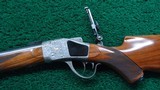 CUSTOM GOLD INLAID RELIEF ENGRAVED SHARPS BORSCHARDT MODEL1878 MID-RANGE SINGLE SHOT RIFLE - 2 of 25