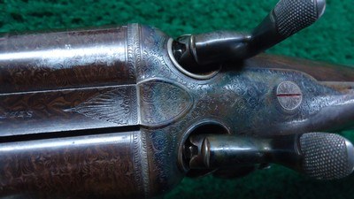 MASSIVE SUPERB CONDITION CASED 8 BORE UNDERLEVER DOUBLE HAMMERGUN BY STEPHEN GRANT - Image 11 of 23