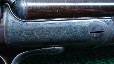 MASSIVE SUPERB CONDITION CASED 8 BORE UNDERLEVER DOUBLE HAMMERGUN BY STEPHEN GRANT - Image 7 of 23