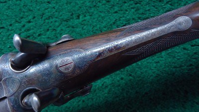 MASSIVE SUPERB CONDITION CASED 8 BORE UNDERLEVER DOUBLE HAMMERGUN BY STEPHEN GRANT - Image 9 of 23