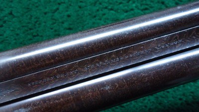 MASSIVE SUPERB CONDITION CASED 8 BORE UNDERLEVER DOUBLE HAMMERGUN BY STEPHEN GRANT - Image 4 of 23