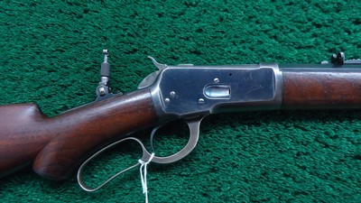 SCARCE CONFIGURATION WINCHESTER MODEL 1892 RIFLE IN 38 WCF