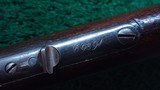 SPECIAL ORDER WINCHESTER SECOND MODEL 1873 RIFLE CHAMBERED IN 38 WCF - 17 of 24