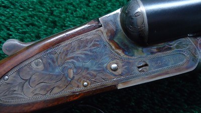 ENGRAVED HUNTER ARMS/L.C. SMITH IDEAL GRADE 12 GAUGE SHOTGUN - Image 10 of 21