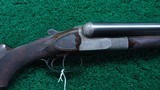 FRANCOTTE 12 GAUGE SIDE BY SIDE SHOTGUN