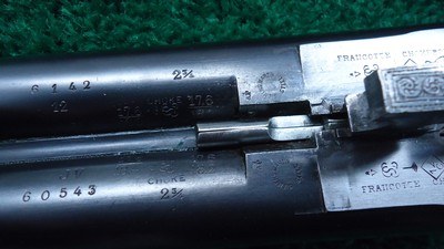 FRANCOTTE 12 GAUGE SIDE BY SIDE SHOTGUN - Image 16 of 25