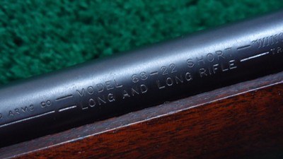 WINCHESTER MODEL 68 BOLT ACTION SS RIFLE CAL 22 - Image 6 of 16