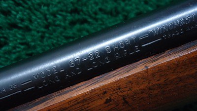 VERY RARE WINCHESTER MODEL 67 JUNIOR RIFLE CAL 22 - Image 6 of 16