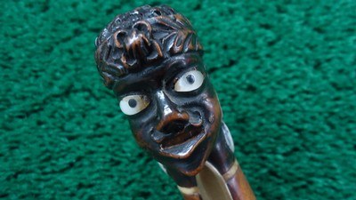 ENGRAVED EUROPEAN FLINTLOCK POCKET PISTOL WITH FIGURAL “MOOR’S HEAD” CARVED POMMEL - Image 12 of 15