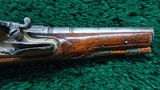 ENGRAVED EUROPEAN FLINTLOCK POCKET PISTOL WITH FIGURAL “MOOR’S HEAD” CARVED POMMEL - 8 of 15