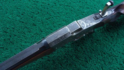 ENGRAVED GERMAN FALLING BLOCK STALKING RIFLE - Image 4 of 25
