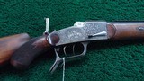 ENGRAVED GERMAN FALLING BLOCK STALKING RIFLE