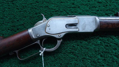 MAINE STATE PRISON MARKED WINCHESTER MODEL 1873 RIFLE CHAMBERED FOR 44 WCF