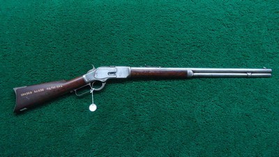 MAINE STATE PRISON MARKED WINCHESTER MODEL 1873 RIFLE CHAMBERED FOR 44 WCF - Image 23 of 24