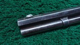 SCARCE WINCHESTER MODEL 1873 SHORT RIFLE IN 44 WCF - 16 of 24