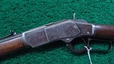 SCARCE WINCHESTER MODEL 1873 SHORT RIFLE IN 44 WCF - 2 of 24