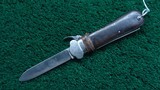 WW2 1939-1945 GERMAN PARATROOPER GRAVITY KNIFE