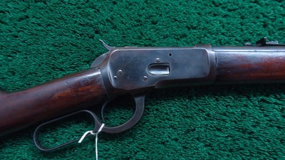 WINCHESTER MODEL 1892 RIFLE IN CALIBER 38 WCF