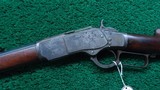 SPECIAL ORDER WINCHESTER SECOND MODEL 1873 RIFLE CHAMBERED IN 38 WCF - 2 of 25