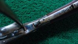 SPECIAL ORDER WINCHESTER MODEL 1873 PISTOL GRIP DELUXE RIFLE CHAMBERED IN 38 WCF - 9 of 25