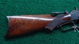 SPECIAL ORDER WINCHESTER MODEL 1873 PISTOL GRIP DELUXE RIFLE CHAMBERED IN 38 WCF - 23 of 25