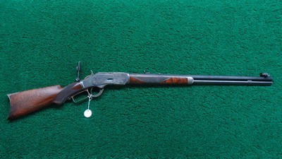 SPECIAL ORDER WINCHESTER MODEL 1873 PISTOL GRIP DELUXE RIFLE CHAMBERED IN 38 WCF - Image 25 of 25