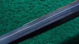 SPECIAL ORDER WINCHESTER MODEL 1873 PISTOL GRIP DELUXE RIFLE CHAMBERED IN 38 WCF - 14 of 25