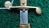 RARE PRE-WW2 1920S-1930S ROMANIAN ARMY OFFICER'S DAGGER - 9 of 10