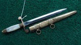 RARE PRE-WW2 1920S-1930S ROMANIAN ARMY OFFICER'S DAGGER - 4 of 10
