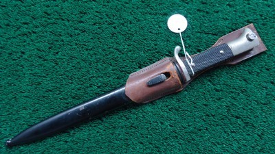 WW2 GERMAN ENLISTED DRESS BAYONET W/ SCABBARD