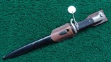 WW2 GERMAN ENLISTED DRESS BAYONET W/ SCABBARD