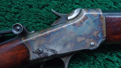 WINCHESTER MODEL 1885 LOW WALL RIFLE CHAMBERED FOR 25-20 SS - Image 9 of 25