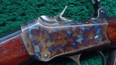 WINCHESTER MODEL 1885 LOW WALL RIFLE CHAMBERED FOR 25-20 SS - Image 8 of 25