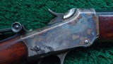WINCHESTER MODEL 1885 LOW WALL RIFLE CHAMBERED FOR 25-20 SS - 9 of 25