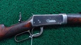 VERY SCARCE WINCHESTER 1894 DELUXE TD STRAIGHT STOCK DELUXE RIFLE CAL 25-35 - 1 of 25