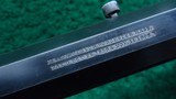 FRANK WESSON SECOND TYPE SINGLE SHOT RIFLE IN 44 RF - 6 of 25
