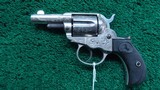 FACTORY ENGRAVED COLT SHERIFF’S MODEL 1877 DOUBLE ACTION REVOLVER IN .41 CALIBER - 2 of 14