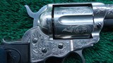 FACTORY ENGRAVED COLT SHERIFF’S MODEL 1877 DOUBLE ACTION REVOLVER IN .41 CALIBER - 6 of 14