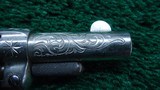 FACTORY ENGRAVED COLT SHERIFF’S MODEL 1877 DOUBLE ACTION REVOLVER IN .41 CALIBER - 9 of 14