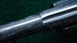 FACTORY ENGRAVED COLT SHERIFF’S MODEL 1877 DOUBLE ACTION REVOLVER IN .41 CALIBER - 7 of 14