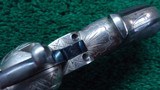 FACTORY ENGRAVED COLT SHERIFF’S MODEL 1877 DOUBLE ACTION REVOLVER IN .41 CALIBER - 10 of 14