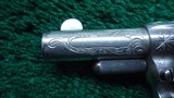 FACTORY ENGRAVED COLT SHERIFF’S MODEL 1877 DOUBLE ACTION REVOLVER IN .41 CALIBER - 11 of 14