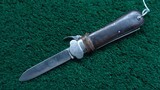 WW2 1939-1945 GERMAN PARATROOPER GRAVITY KNIFE
