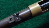 EARLY WINCHESTER MODEL 1866 FLATSIDE SRC WITH HENRY MARKED BARREL - 11 of 22