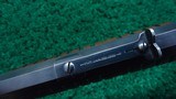 WINCHESTER 1890 THIRD MODEL PISTOL GRIP DELUXE SLIDE ACTION RIFLE IN 22 LONG - 14 of 22