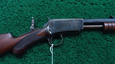 WINCHESTER 1890 THIRD MODEL PISTOL GRIP DELUXE SLIDE ACTION RIFLE IN 22 LONG