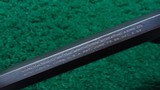 WINCHESTER DELUXE MODEL 1890 RIFLE IN 22 SHORT WITH LETTER - 10 of 23