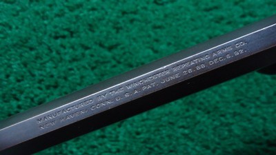WINCHESTER DELUXE MODEL 1890 RIFLE IN 22 SHORT WITH LETTER - Image 10 of 23