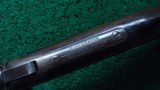 WINCHESTER MODEL 1890 SLIDE ACTION RIFLE IN 22 SHORT - 8 of 18